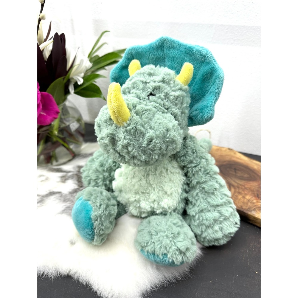 Demdaco Triceratops Drake Mellow Fellows Nat & Jules Soft Nursery plush‎ toy
